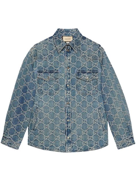 gucci first copy jackets|Gucci gg retro denim jacket.